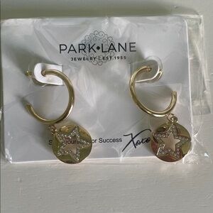Park Lane Gold Star Charm Earrings